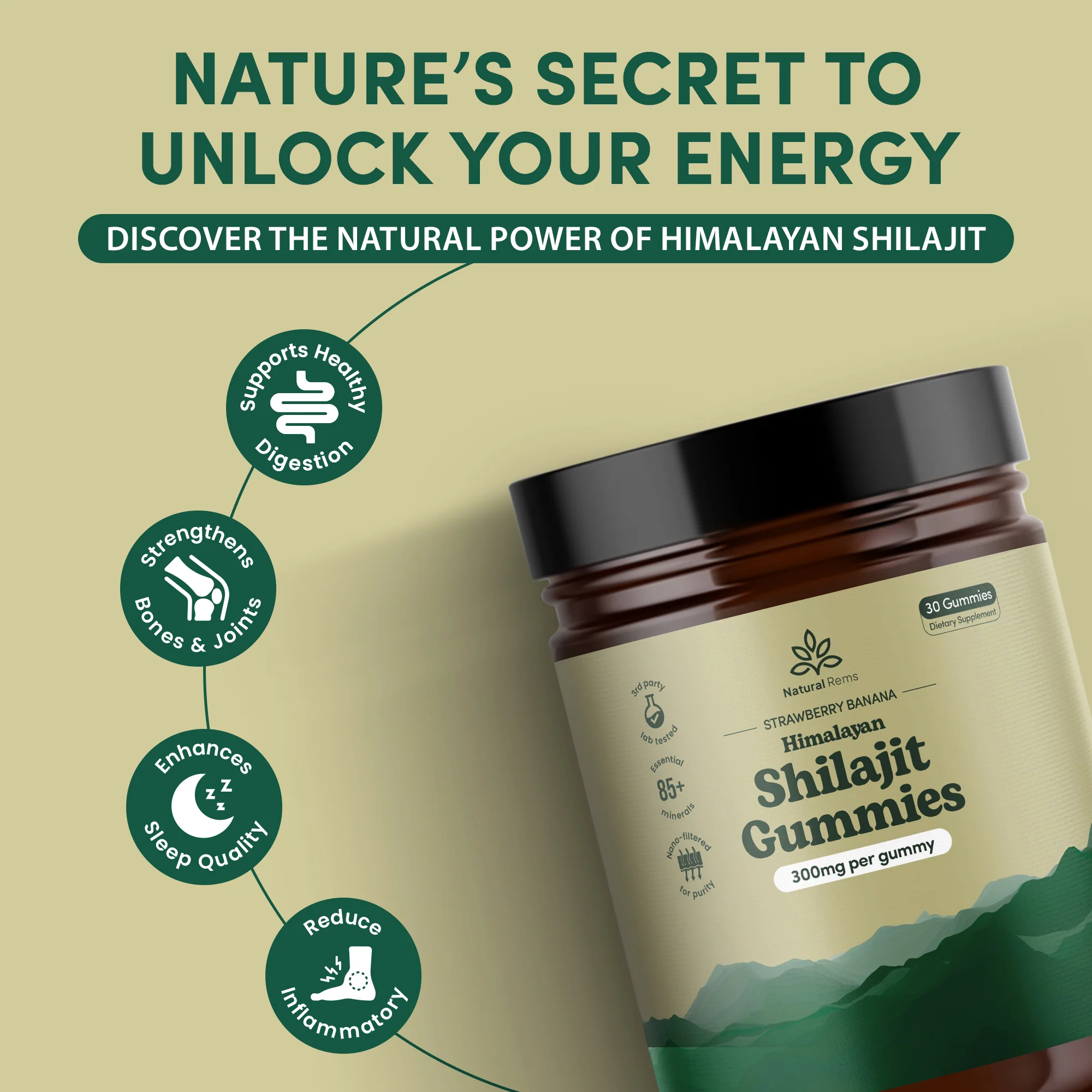 Natural Rems Shilajit Gummies - Image 4