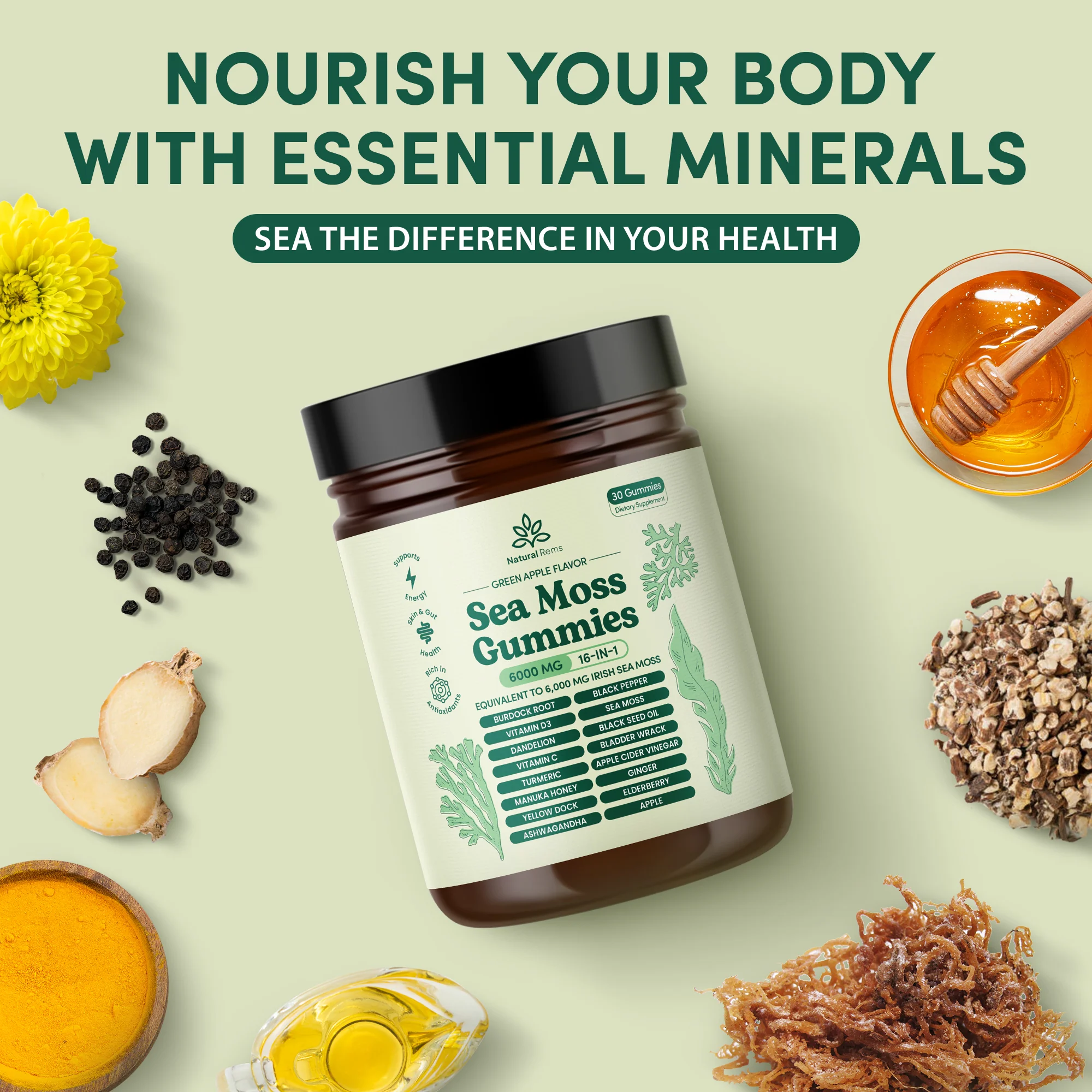 Sea Moss 16-In-1 Gummies - Image 3