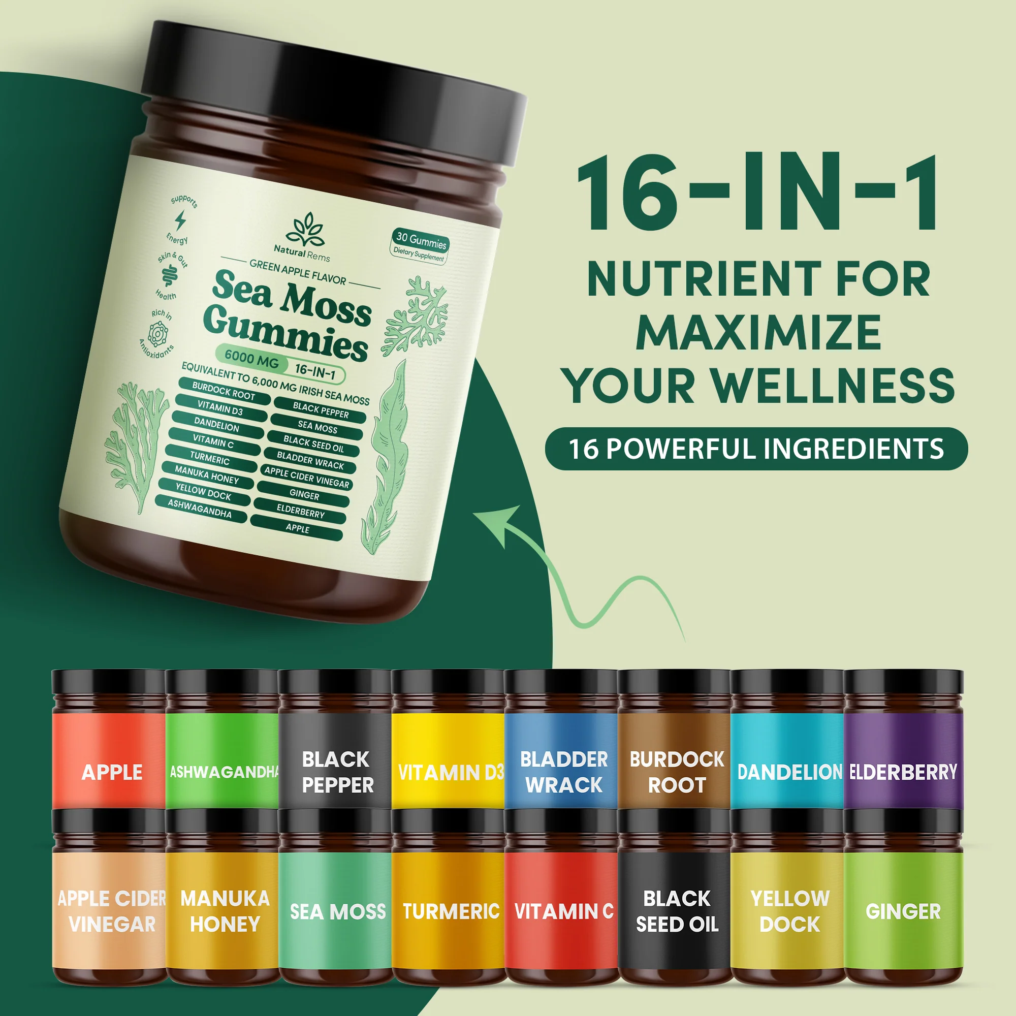 Sea Moss 16-In-1 Gummies - Image 5